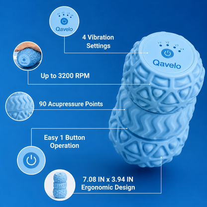 Qavelo Vibrating Massage Roller